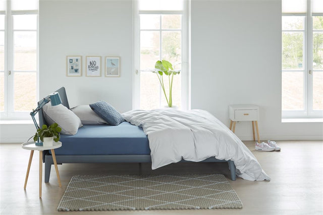 Beddinghouse jersey - topper hoeslaken - 180x200 220 - blauw