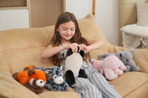 One Love Kuscheltier – Panda Peng – 32 cm – Schwarz und Braun – 0 Jahre