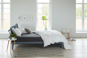 Beddinghouse - jersey - split-topper - hoeslaken - 140x220 cm - antraciet