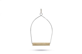 Beeztees schommel papegaai - vogelspeelgoed - 16x24 cm