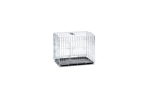 Beeztees hondenbench s - bench - 2 deuren - inklapbaar - verzinkt - 62x44,5x50 cm