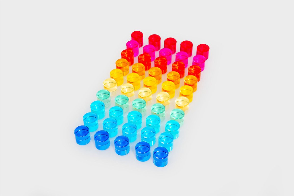 Tickit® tickit Edelsteinkreise – Spielzeugset mit 50 Teilen – lehrreich.