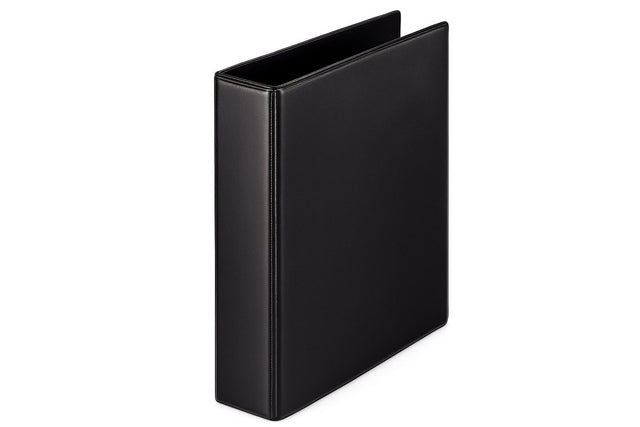 Esselte Essentials Panorama 4-Ring-A4-Ringbinder – Rückenbreite 25 mm – Schwarz