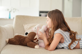 One love knuffel - eenhoorn spirit - 40cm - wit en roze - 0 jaar