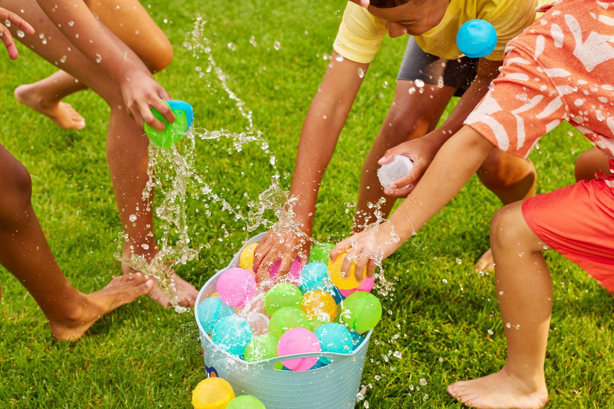 Zuru Wasserballons, wiederverwendbar, magnetisch, 3er-Pack, Sommerspaß.