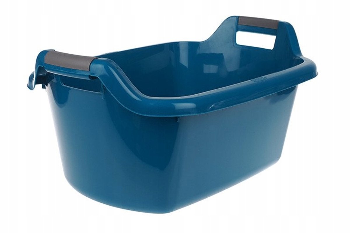 Merkloos sans marque merkloze rechthoekige kom 55l - blauw