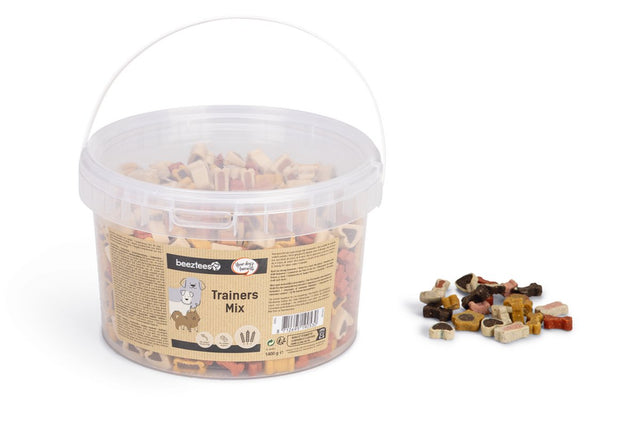 Beeztees Trainer-Mix – Hundesnacks – Belohnungssnacks – Trainingssnacks – Vorteilspack – 1400 Gramm