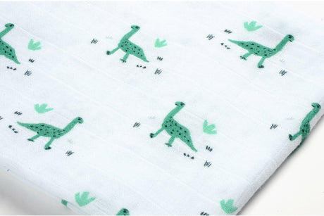 Béaba ele Tücher – Set mit 3 Tetra-Tüchern – Tuch aus 100 % Bio-Baumwolle – 70 x 70 cm – atmungsaktives, ultraweiches Musselin – inklusive Deluxe-Geschenkbox – Jurassic Green