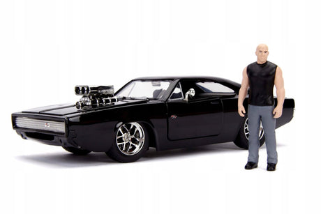 Jada fast and furious dom en dodge charger r t metalen autofiguur zwart