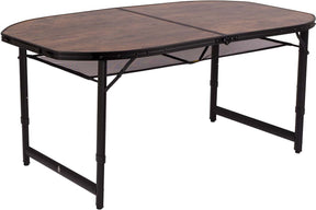 Bo-camp - industrial - tafel - woodbine - ovaal - koffermodel - 150x80 cm