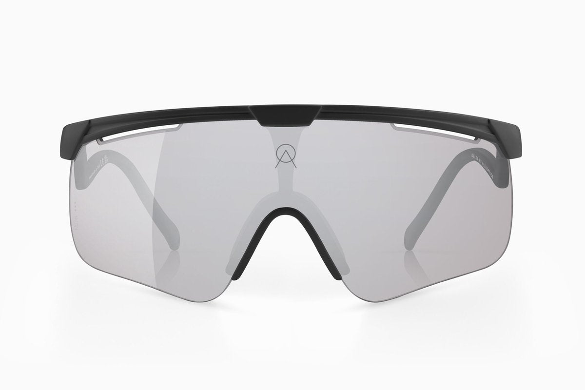 Alba optics fietsbril - delta black vzum alu