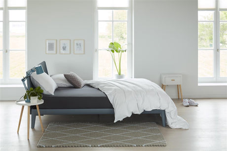Beddinghouse - jersey - topper hoeslaken - 200x220 cm - antraciet