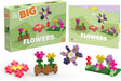 Plus-Plus große Aktivität Blumen Blumen – 4355 – Bauspielzeug – Konstruktionsspielzeug – Set mit 40 Bausteinen – ab 1 Jahr