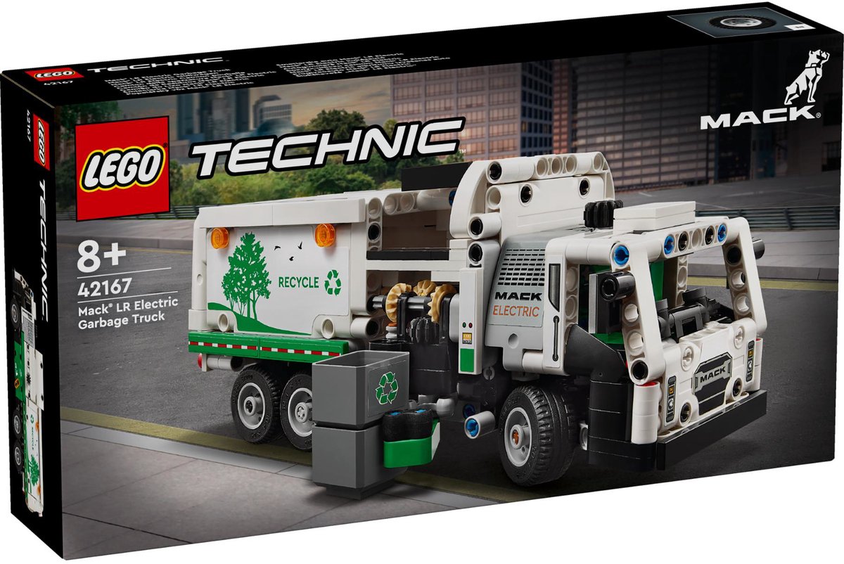 Lego Lego Technic 42167 Mack LR Electric Müllwagen