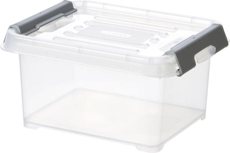 Curver | handliche Box - plus 2l + graue Clips mit Deckel