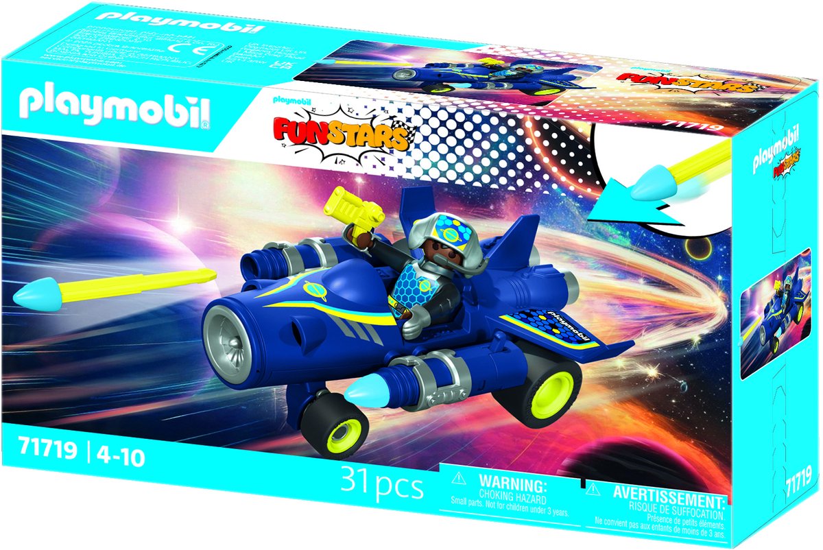 Playmobil funstars racende spacejet - 71719
