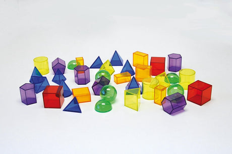 Tickit durchscheinende geometrische Formen – Packung 36