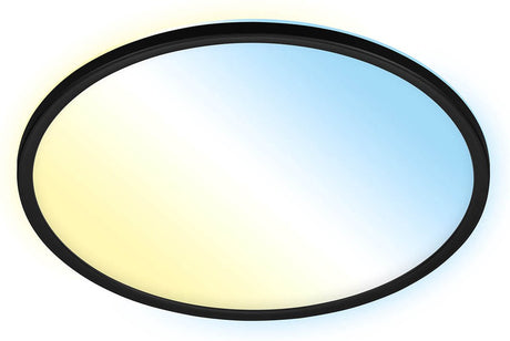 Briloner slim – smarte LED-Deckenleuchte – dimmbar – 22 W – mit CCT – Nachtlichtfunktion – Timer-Funktion – Memory-Funktion – Hintergrundbeleuchtungseffekt – ø42 cm