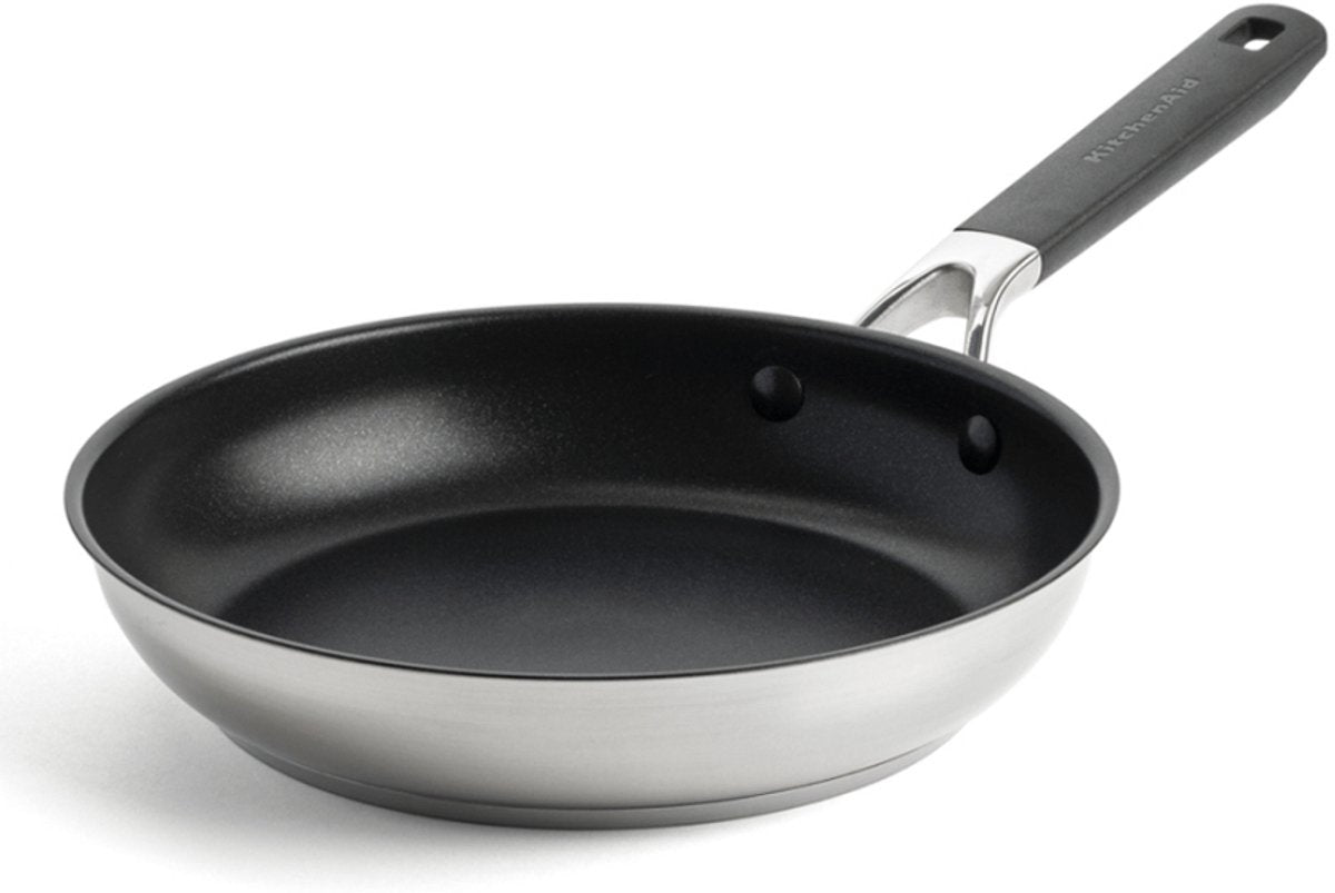 Kitchenaid klassische Edelstahl-Bratpfanne ø24 cm – Edelstahl – Induktion – antihaftbeschichtet