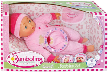 Bambolina-Puppe 40 cm spricht 50 niederländische Sätze