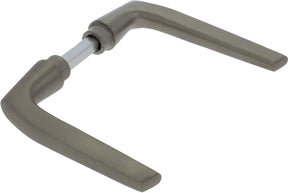 Starx deurklink zilver - deurbeslag - deurkruk duim - aluminium f9