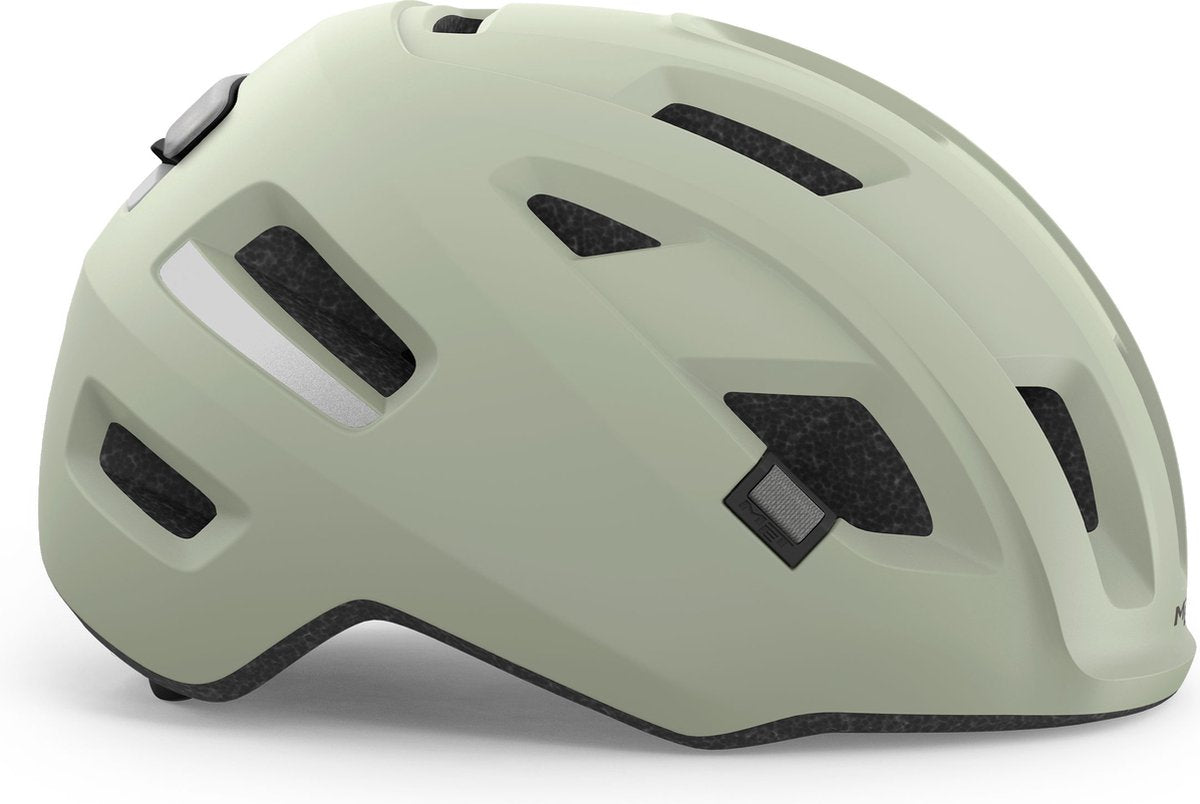 Mit E-Mob Mips Fahrradhelm Herren Damen – Fahrradhelm E-Bike Erwachsene – Größe L (58–61 cm) – NTA8776 – Moosgrau