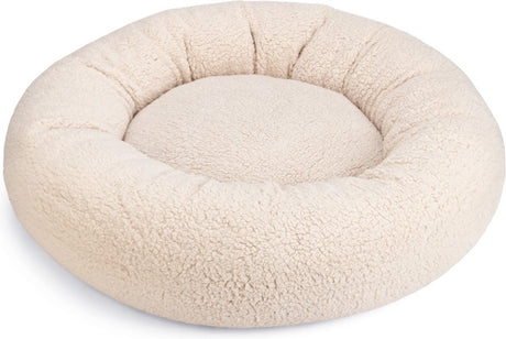 Beeztees jaxx – orthopädisches Hundebett – Beige – 70 x 70 x 25 cm l