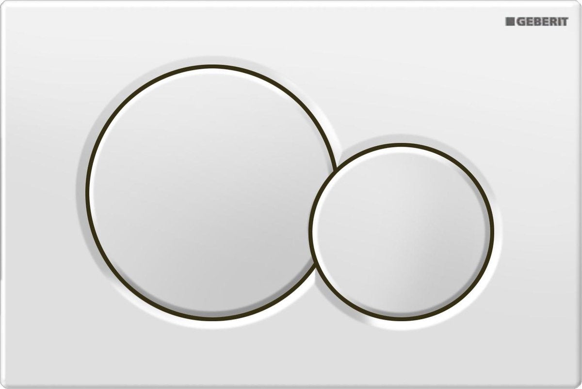 Geberit Sigma 01 Bedienfeld – weiß