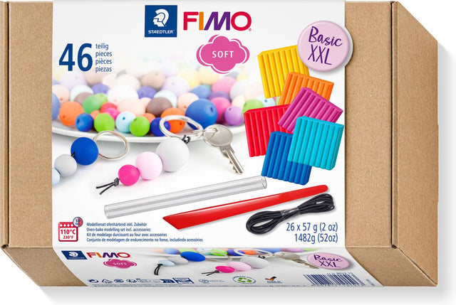 Fimo soft - ovenhardende boetseerklei - basic xxl set