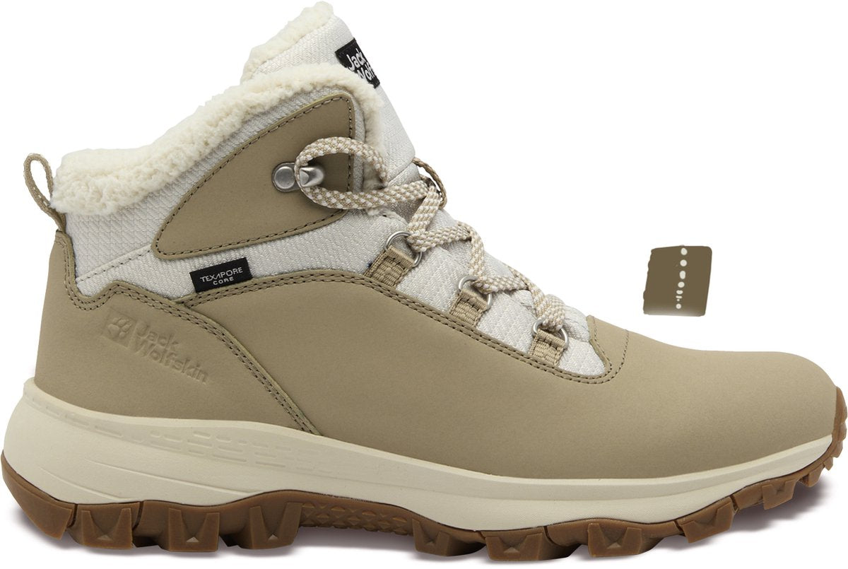 Jack Wolfskin Everquest Texapore Mid W Damen-Wanderstiefel – Anis