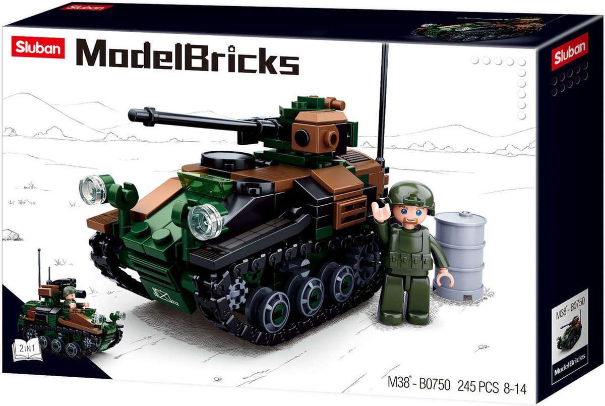 Sluban kleiner Tank - 245 Stk.