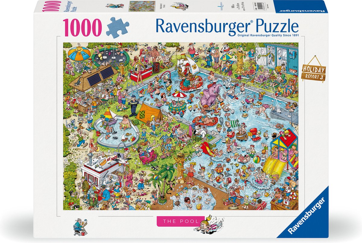 Ravensburger Ray's Comic-Serie Holiday Resort 3: The Pool – Puzzle – 1000 Teile
