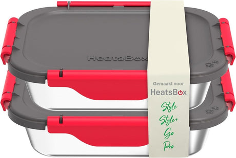 Faitron - Heatsbox - 2x Erweiterungsset - für Heatsbox Style Style+ Go - Edelstahl - Innenschale