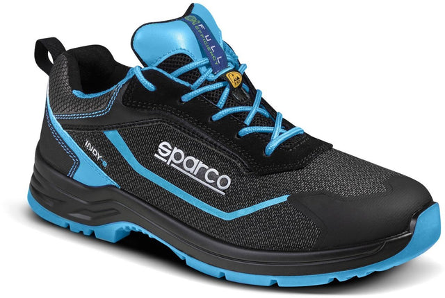 Sparco werkschoenen s3s - indy-e aster - zwart blauw — black — 44
