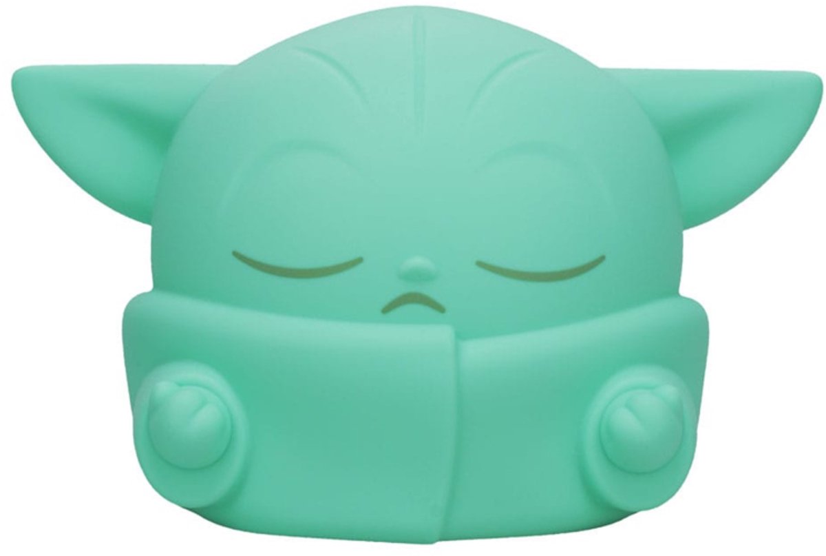 Paladone products star wars the mandalorian squishy glo silicon light grogu 15 cm lamps lights