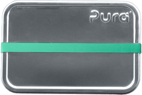Pura Lunchbox - klein - inklusive Silikonband - Edelstahl - plastikfrei