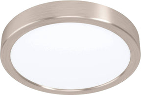 Eglo fueva 5 opbouwlamp - led - ø 21 cm - grijs - dimbaar