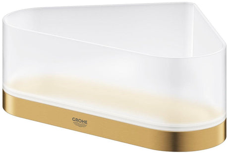 Grohe Selection Eckduschwanne mit Halter – Cool Sunrise gebürstet (Mattgold) – 41038gn0