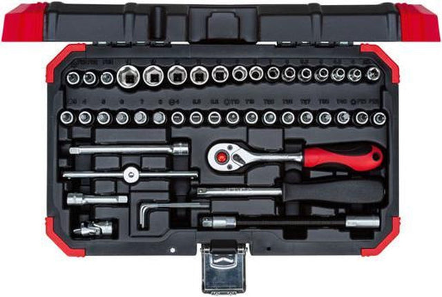 Gedore rot | r49003046 | Steckschlüsselsatz | 1 4" | 4-14 mm | 46-teilig - r49003046