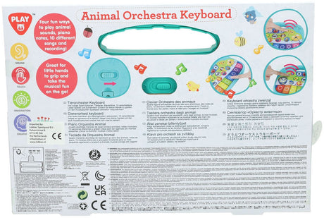 Playgo Animal Keyboard – Spielzeugklavier mit Tiergeräuschen und Melodien.