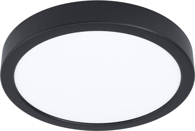 Eglo fueva 5 opbouwlamp - led - ø 21 cm - zwart wit - bewegingssensor