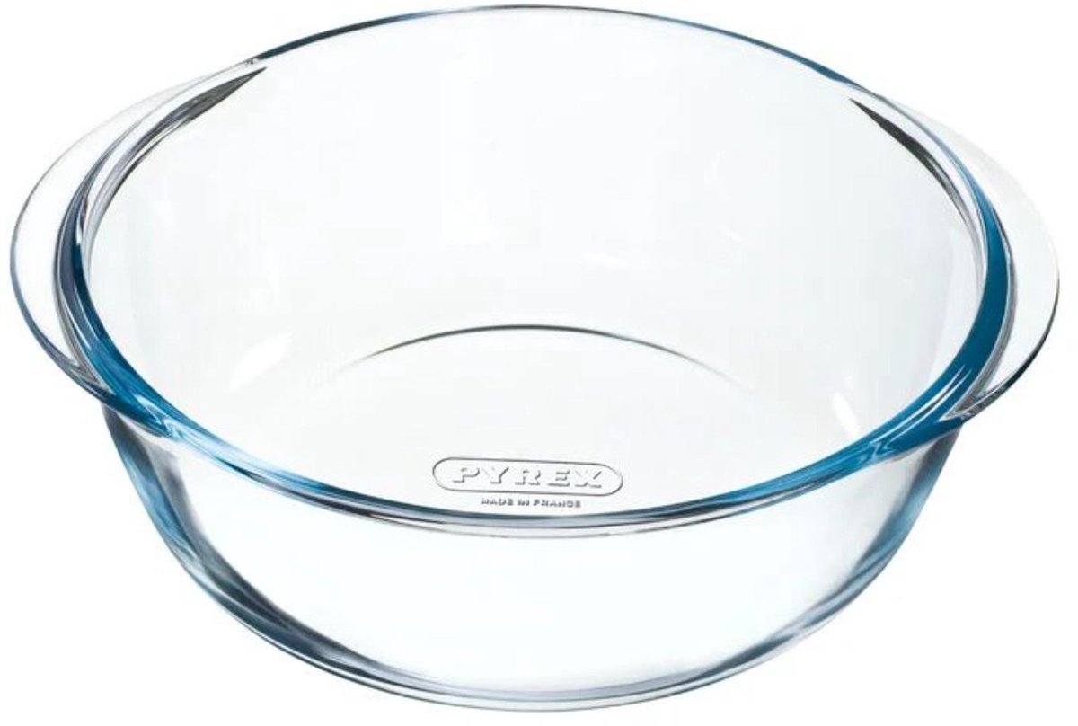 Pyrex Heißluftfritteusen-Auflaufform 20x18x7 cm rund | 2 Stk