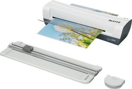 Leitz ilam home 4-in-1 A4-Laminierset mit Rollenschneider und Eckenrunder – inkl. Abdeckungen