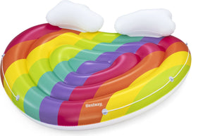 Bestway Rainbow Dreams aufblasbares Regenbogenherz, 164 cm
