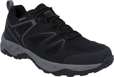 Hi-tec saunter softshell water resistant black - size 42 hiking boots for men