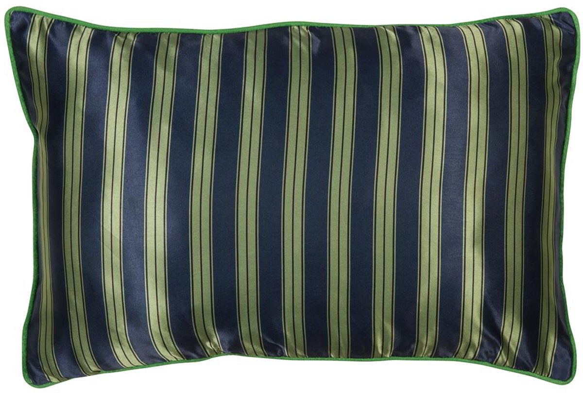 Vtwonen pyjamas sierkussen - 40x60 cm - blauw groen