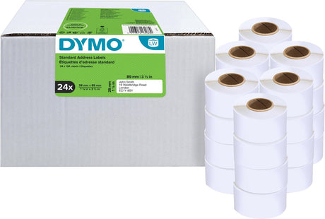 Standard-Adressetiketten Dymo 28x89mm