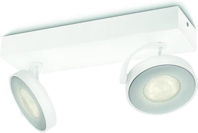 Philips led philips clockwork opbouwspot - 2-lichts - wit