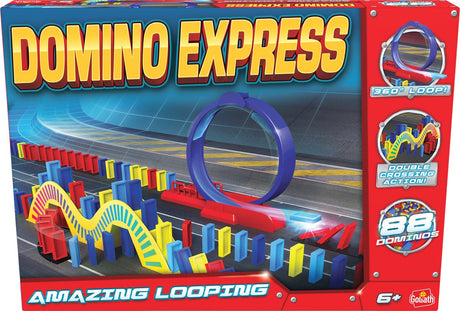 Goliath-Domino drückt erstaunliche Schleifen aus