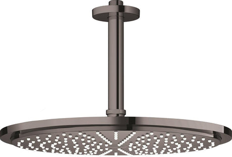 Grohe Rainshower Cosmopolitan Kopfbrause – Regenbrause Ø 31 cm – inklusive Deckenbrausearm – Hartgraphit (Anthrazit)